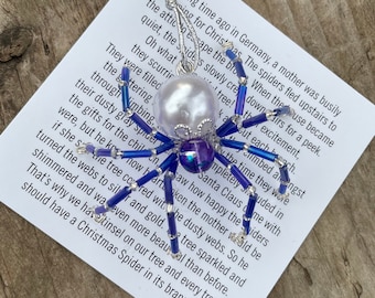 German Christmas Spider – Indigo