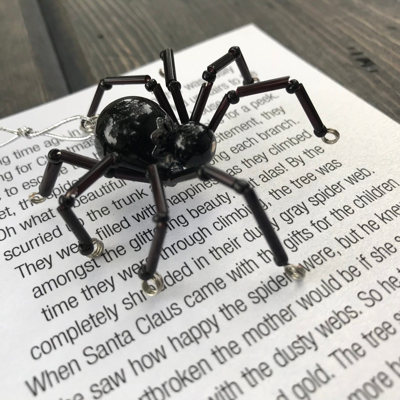 German Christmas Spider All Black Etsy