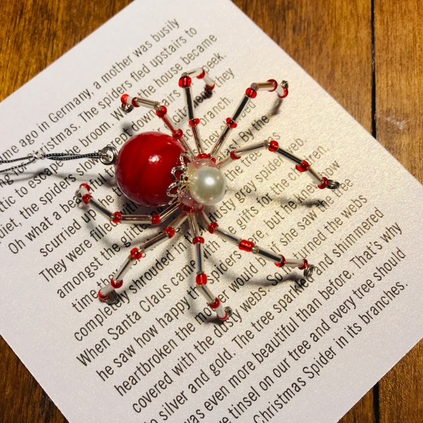German Christmas Spider – Red #2