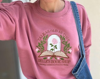 Sweat Belle, beauty and the beast, book lovers, fans de livres et de librairies