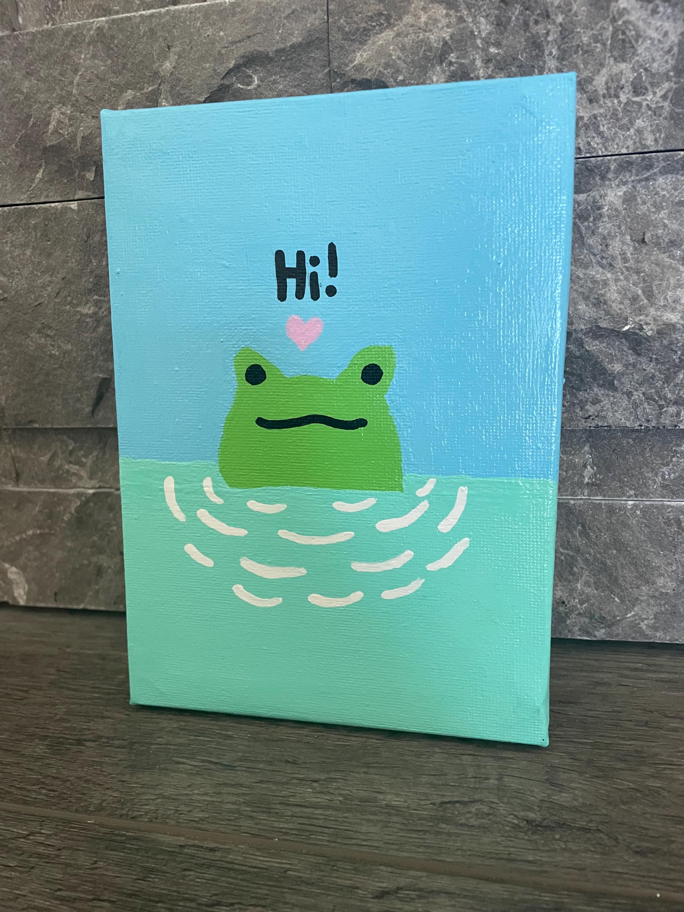 Cute Frog Painting