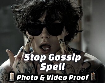 Stop Gossip Spell | Silence Rumors, Protect Your Reputation and Remove Negativity | Fast Results