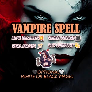 Get Vampire Strength. Vampire Transformation Ritual. Twilight Spell
