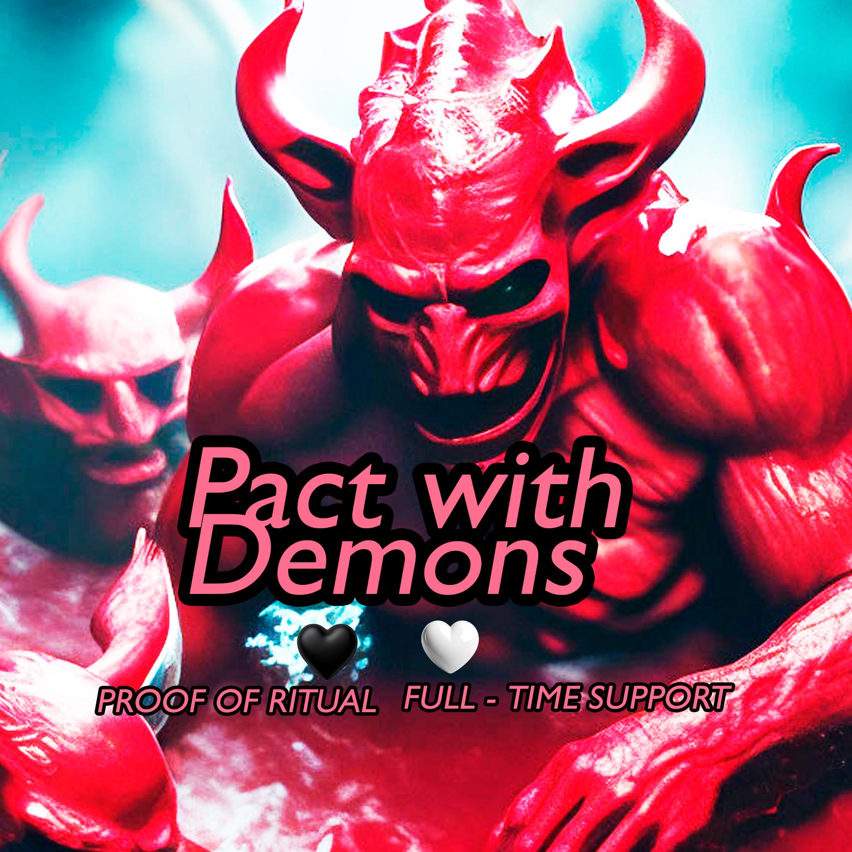 Pact with All Demons Ritual. 28 Years of Magic Experience by Two Powerful Witch Sisters.