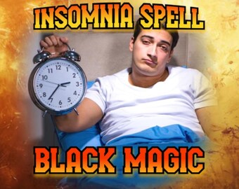Bad Sleep Spell. Insomnia Curse. Powerful Occult Ritual