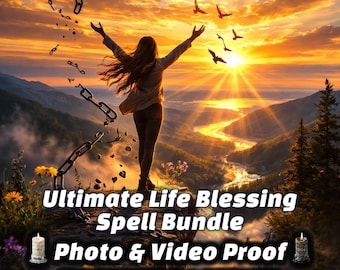 Ultimate Life Blessing Spell Bundle | Love, Money, Protection, Luck and Health | All-in-One Ritual