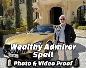 Wealthy Admirer Spell | Attract Generous Love, Luxury and Provider Energy | Fast Results