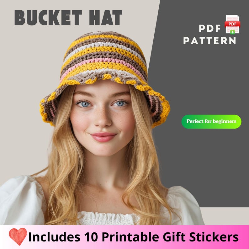 Striped hat main image 0