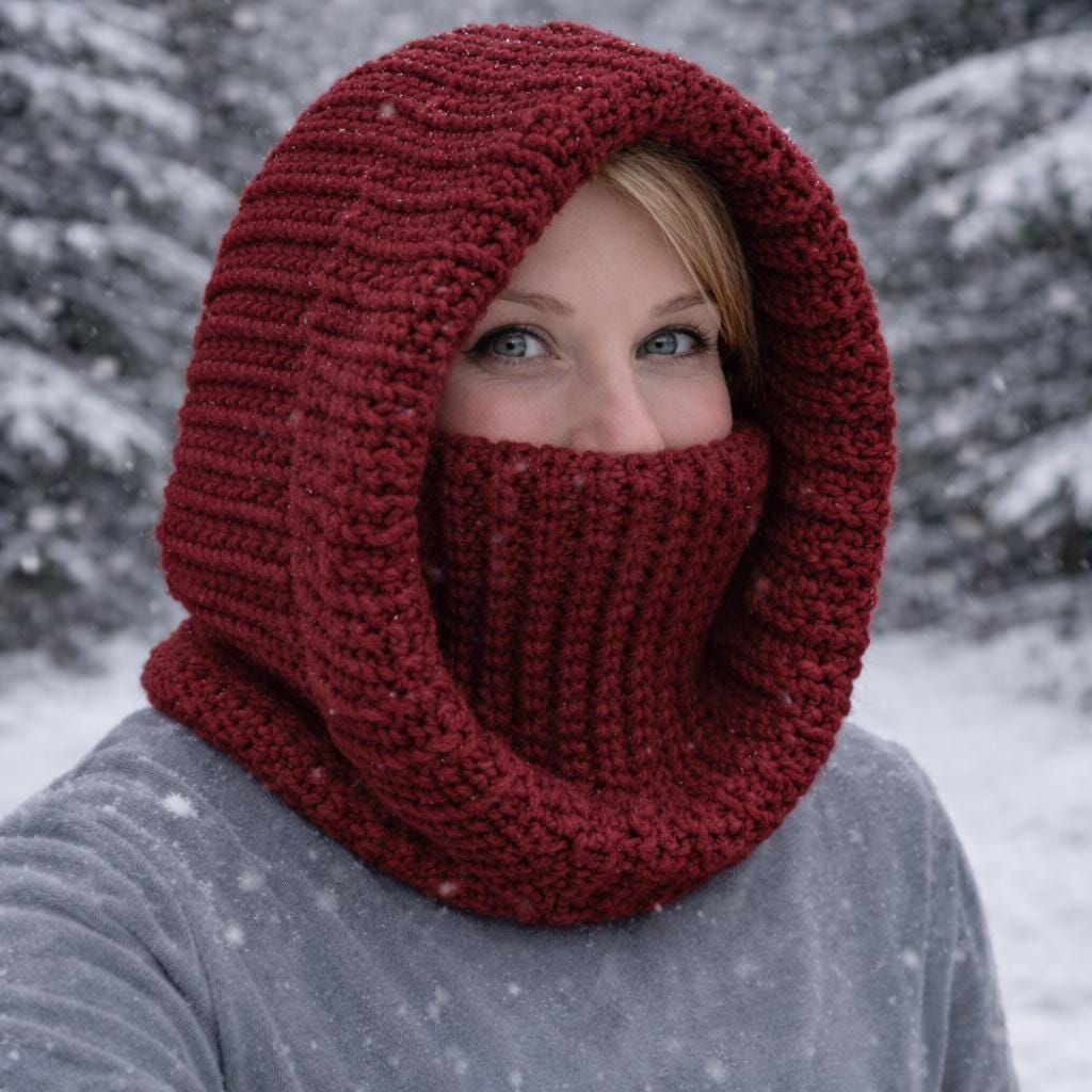 Cozy Cowl Hood - Etsy display picture 2