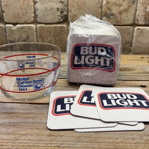Bud Light Coaster - Etsy