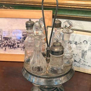 Antique Silver Condiment Sets - Etsy