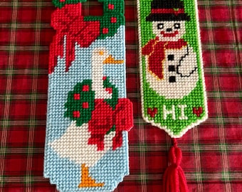 Vintage Christmas Door Knob Hangers Set of 2