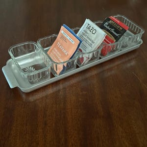 Freezerette Aluminum Tray with 5 Glass Containers