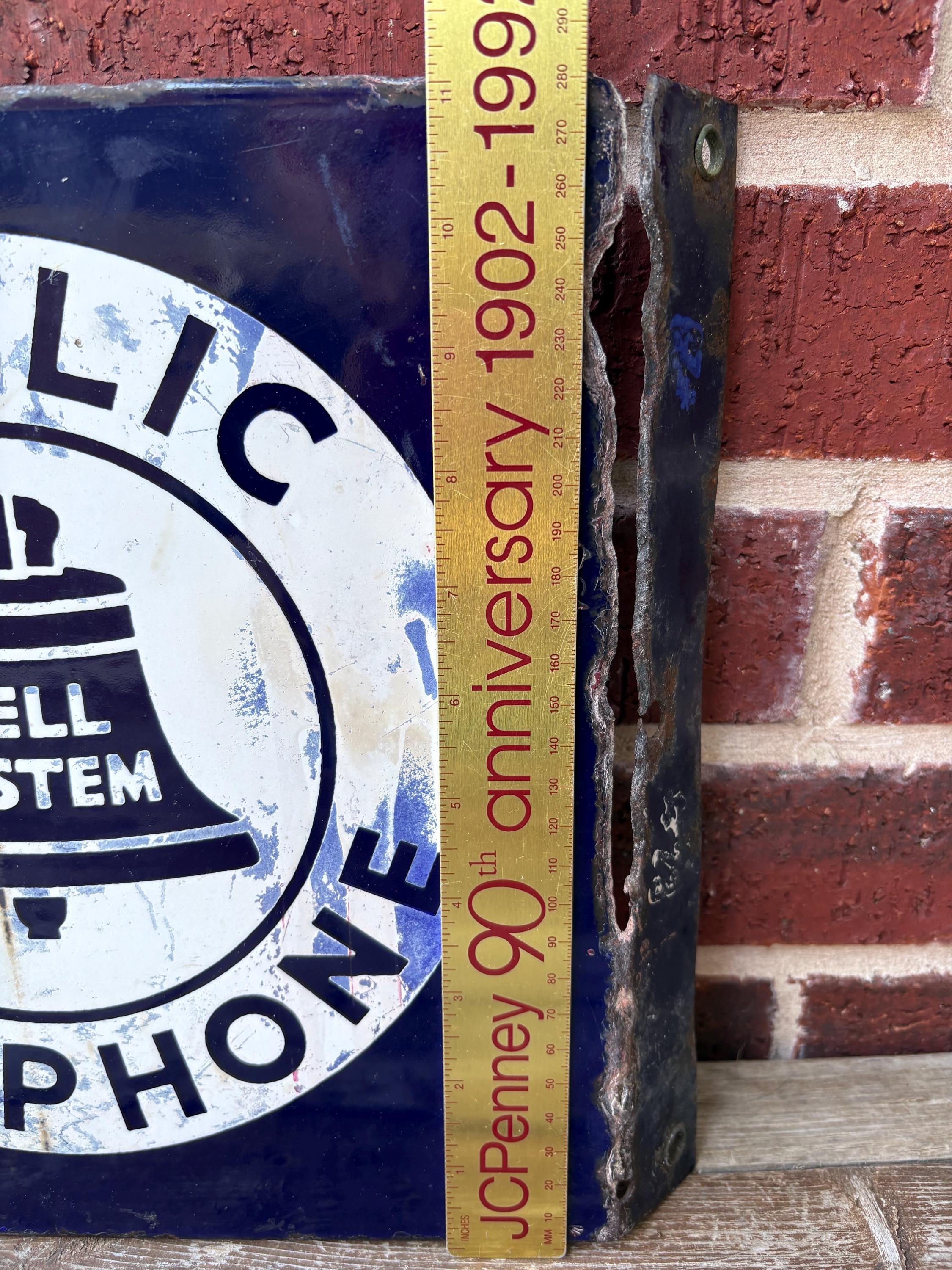 USA製 60s~70's Vintage Phone Booth Sign