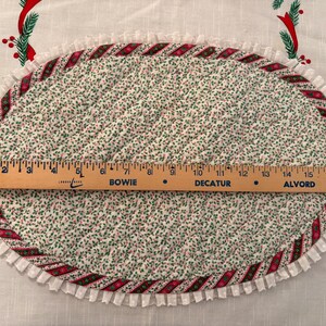 Holiday Placemats - Set of Six, Quilted and Reversible image 4
