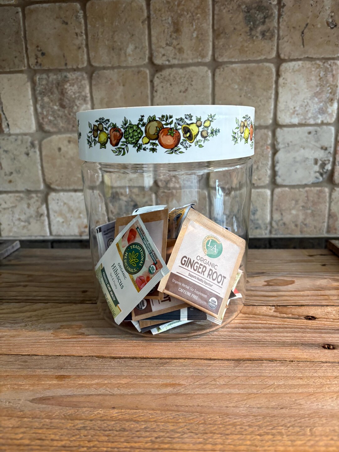 PYREX Spice of Life 7” Glass Canister With Lid - Etsy