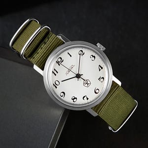 Authentic Raketa wrist watch, Vintage mechanism, Rare mechanical watch, Ideal birthday gift, Men&#39;s gift