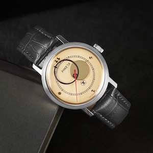 Raketa Copernicus Watch - vintage moonphase wristwatch, collectible watch, men&#39;s gift, father&#39;s day gift