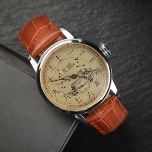 Vintage Watch Pobeda Friendship - unique mechanical watch, Gift Idea for Men, Anniversary Gift, Personalized watch for men