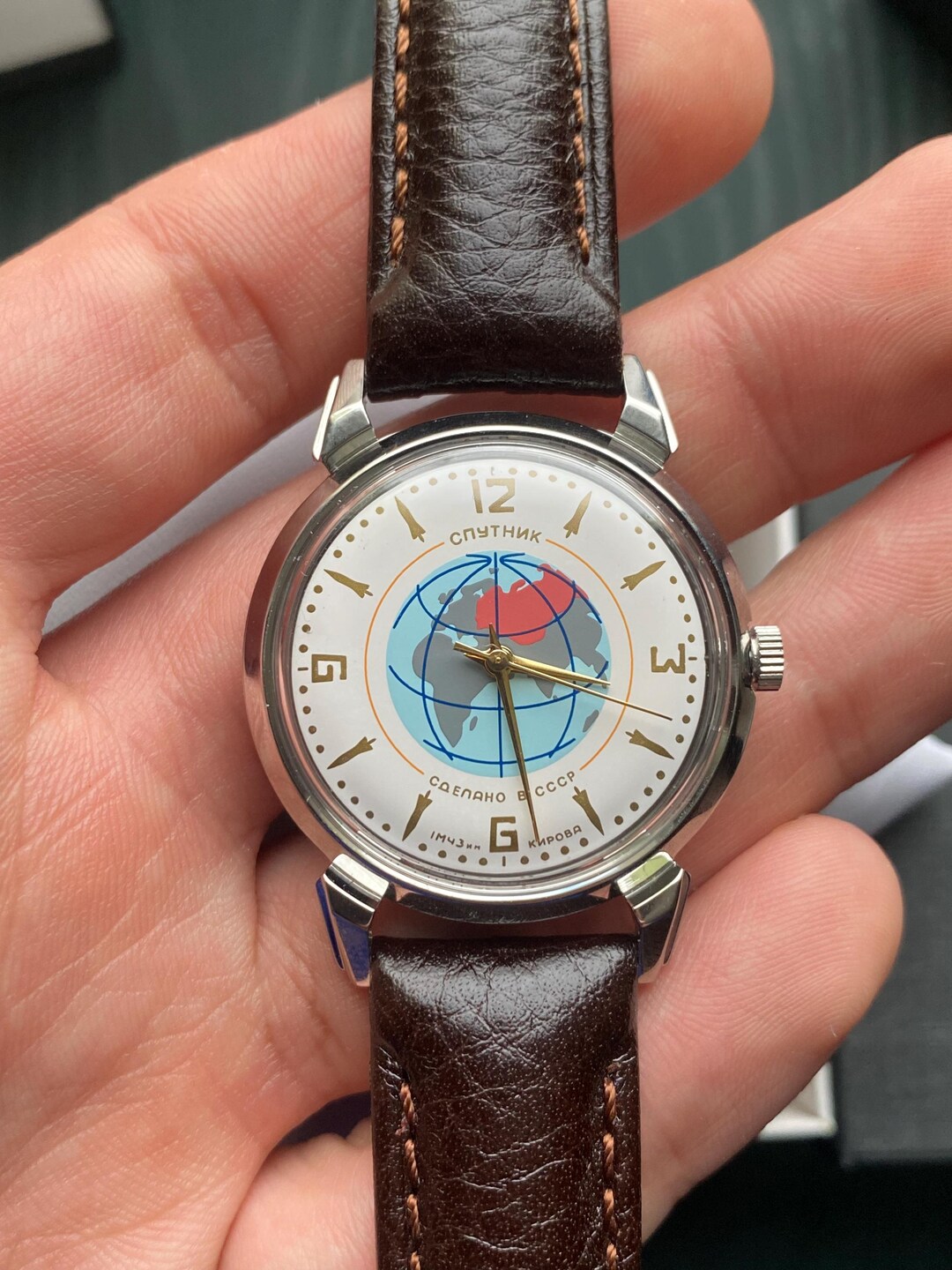 K Riare Watch Sputnik 1970s Rare Watch, Soviet Mechanical Watch, Vintage Gift ...