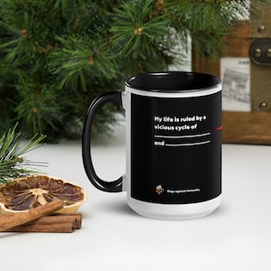 Taza Against Humanity: taza de café divertida y original para fanáticos de Cards Against Humanity: idea de regalo única y accesorio para fiestas