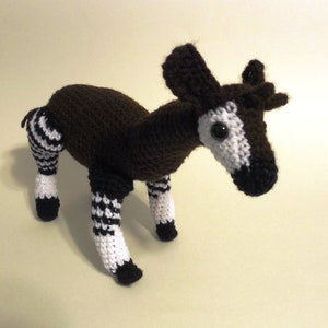 PDF Crochet Amigurumi Animal Pattern: Okapi Amigurumi PATTERN - Etsy