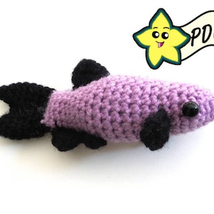 PDF Crochet Amigurumi Animal Patterns: Danio Fish Amigurumi PATTERN