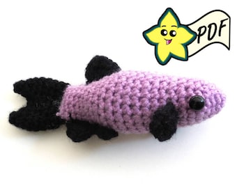 PDF Crochet Amigurumi Animal Patterns: Danio Fish Amigurumi PATTERN