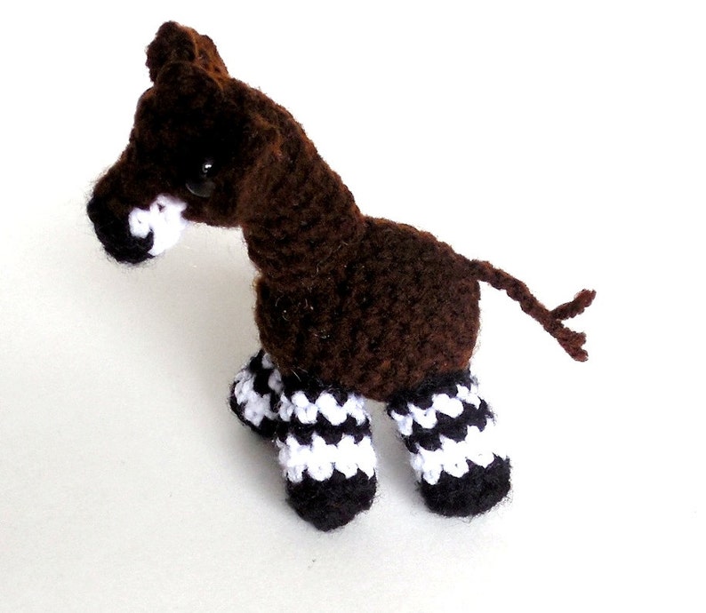 PDF Crochet Amigurumi Animal Pattern: Miniature Okapi Amigurumi PATTERN ...