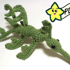 PDF Crochet Amigurumi Animal Pattern: Leafy Sea Dragon  Amigurumi PATTERN