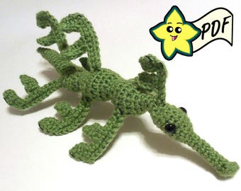 Crochet Leafy Sea Dragon Amigurumi Pattern (PDF)