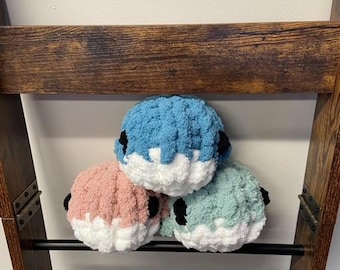 Chunky Knit Baby Whale, Hand Knit, Stuffed Animal