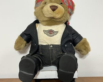 Steiff Harley Davidson 100th Anniversary 40cm Bear EAN 666476 - Etsy