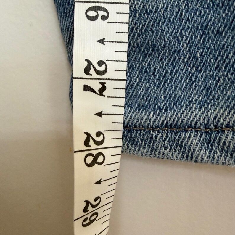 Vintage 70s Wrangler American Hero Jeans Light Wash Distressed 85860SW 34x30 USA image 8