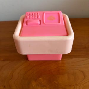 Vintage 1977 Mattel Barbie Dream House Pink Computer Terminal Accessory 2270