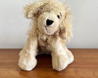 Webkinz Golden Retriever Plush Ganz HM010 Tan Shaggy Dog Stuffed Animal No Code