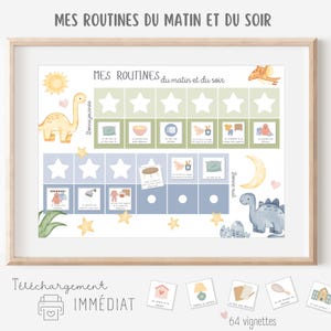 Kinderroutine, Ochtend- en avondroutines, Routines ondersteunen om af te drukken, Autonomietool voor kinderen, Tijdschema, Montessori