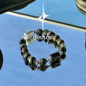 Bracelet en cristal naturel — Cinq éléments orientaux mystérieux