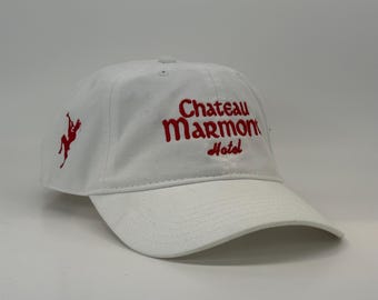 Chateau Marmont Hotel White Dad Hat - Great Gift