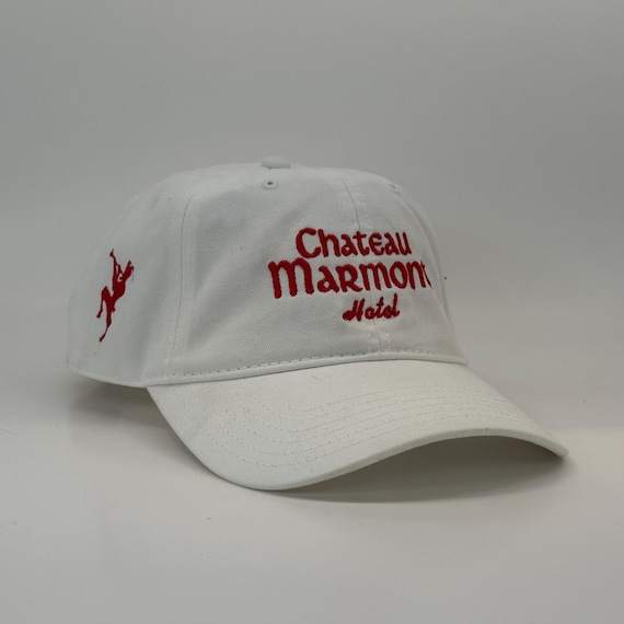 Chateau Marmont Hotel White Dad Hat