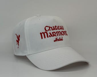 Chateau Marmont White Snapback Hat - Great Gift