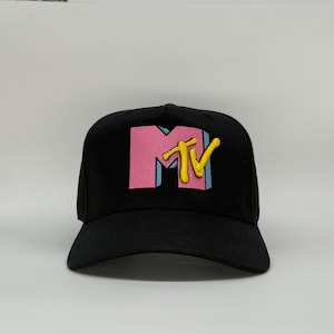 MTV Retro Logo Black Snapback