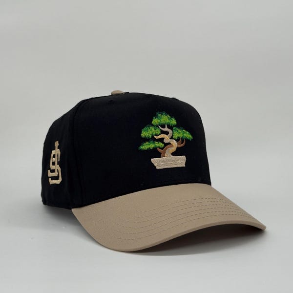 San Francisco bonsaiboom zwart en kaki snapback