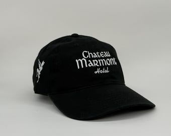 Chateau Marmont Black and White Dad Hat - Great Gift