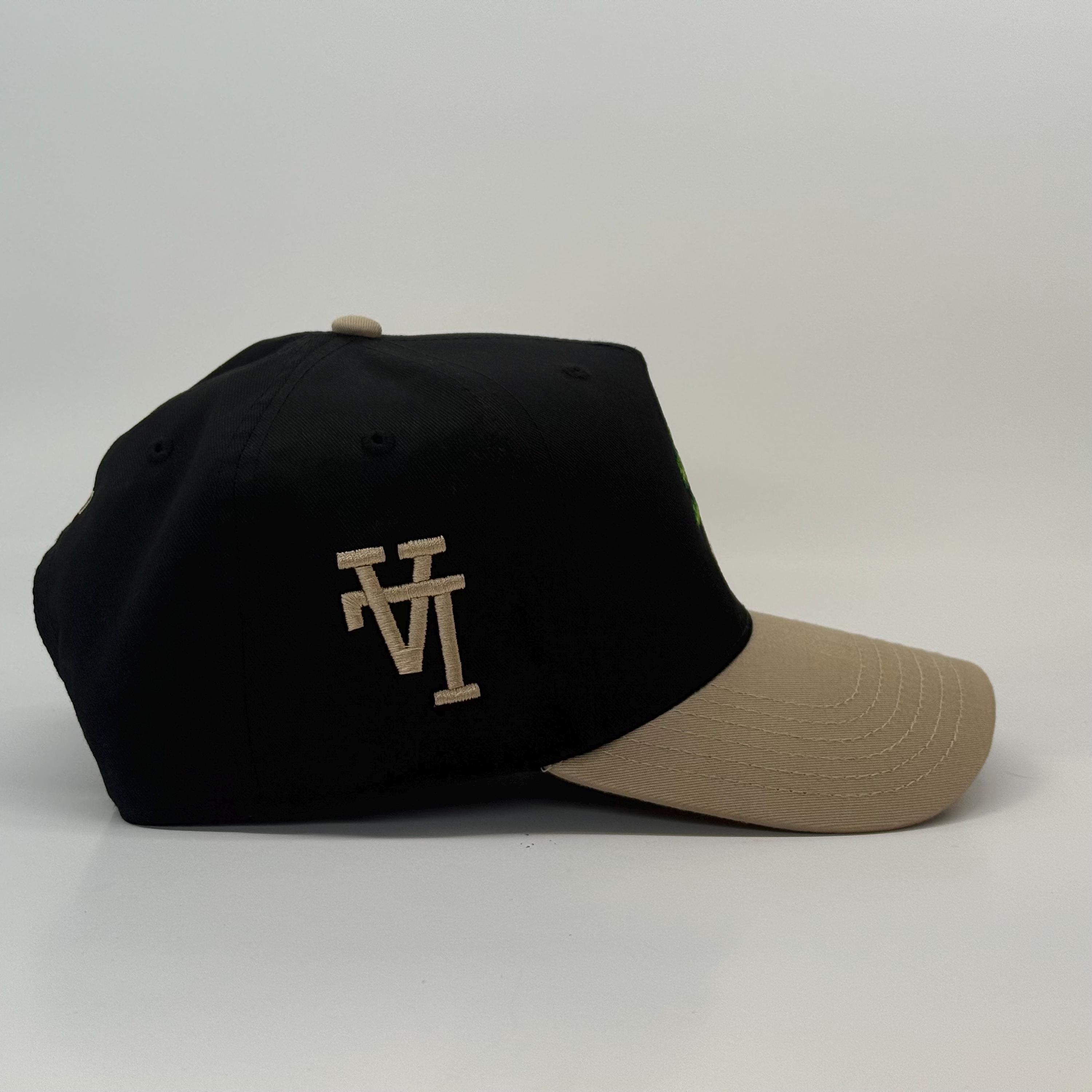 Embroidered Bonsai Tree Snapback Hat – Black Khaki LA Streetwear - Etsy