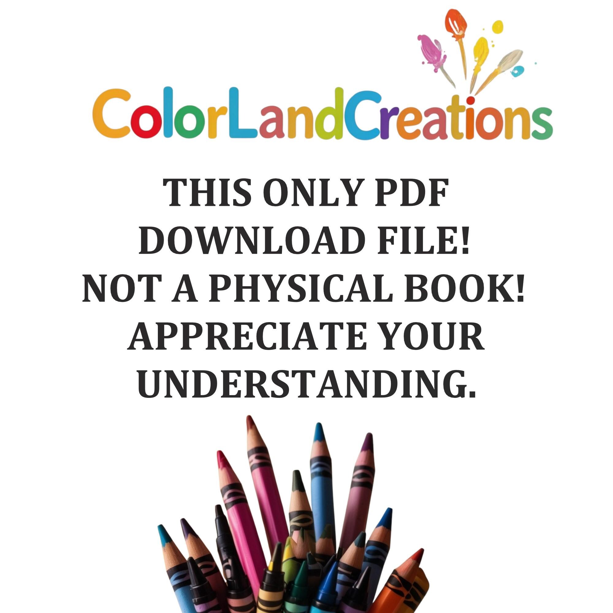 Bundle of 60 Coloring Pages for Kids - Bold and Easy, Cute and Cozy ...