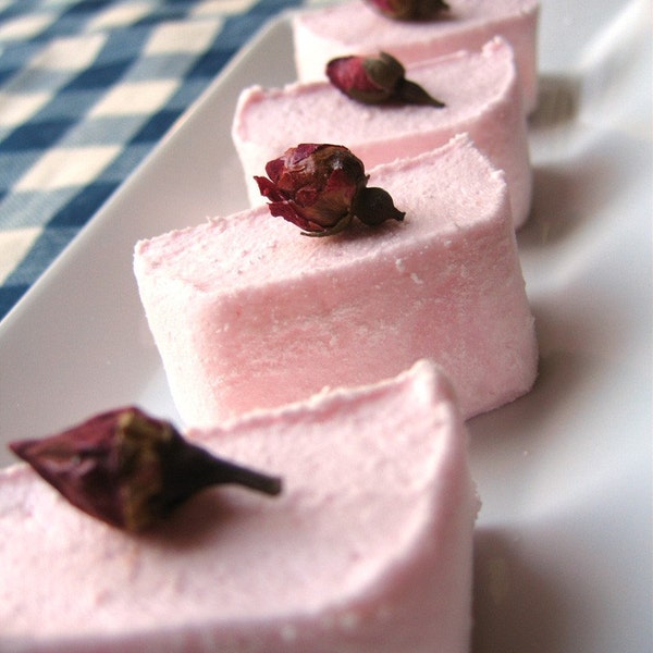 16 Rose Infused Marshmallows (1 lb) - Gluten Free Candy
