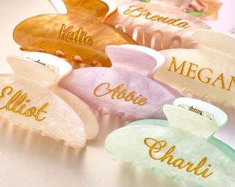 Personalized Hair Claw, Custom Name Hair Claw Clips, Large Hair Claw Clips, Hair Accessories for Her, gifts for her,gift for women,Hair Claw