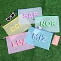 Personalized Monogram PVC Beach Bag, Bachelorette Gift