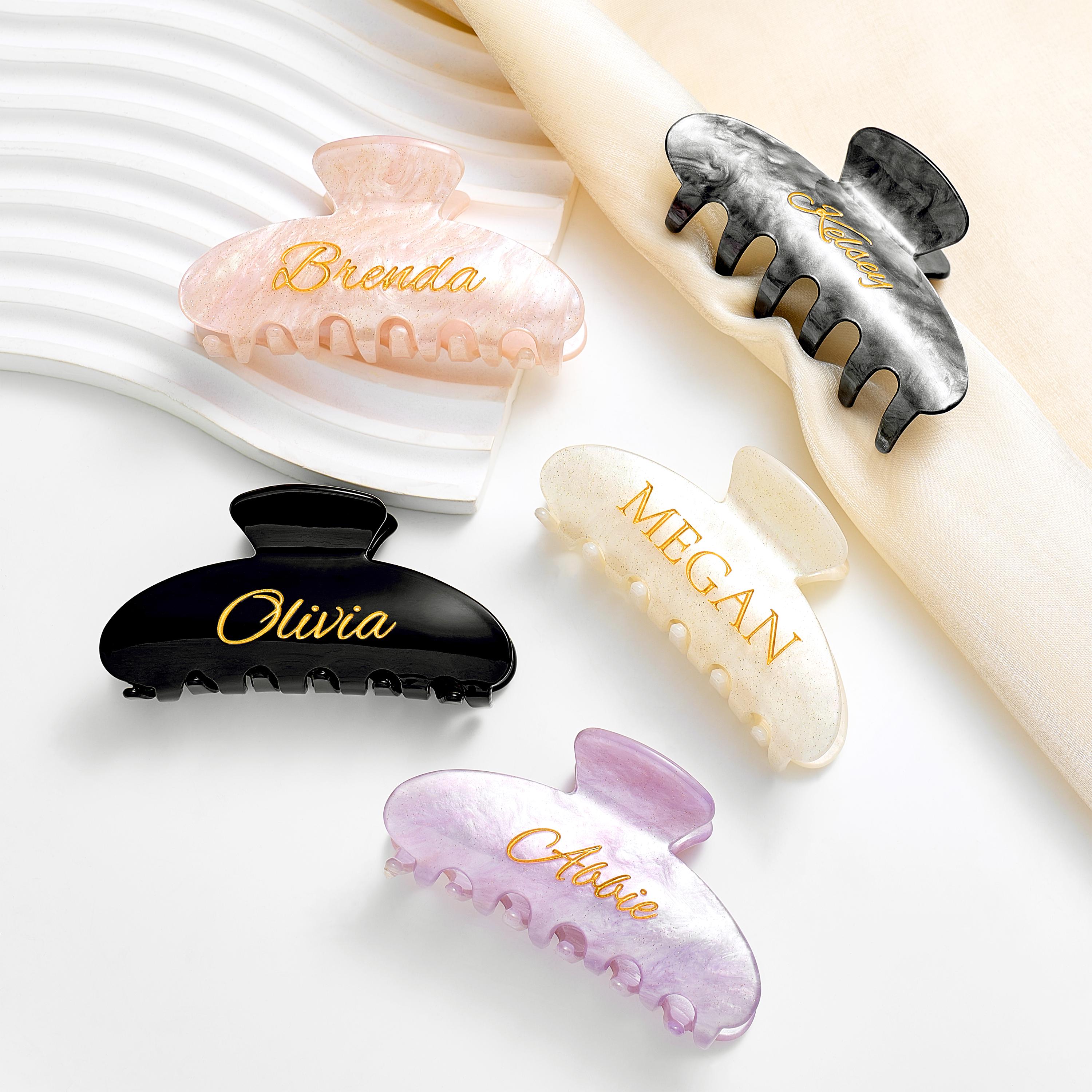 White Hair Barrette - Etsy